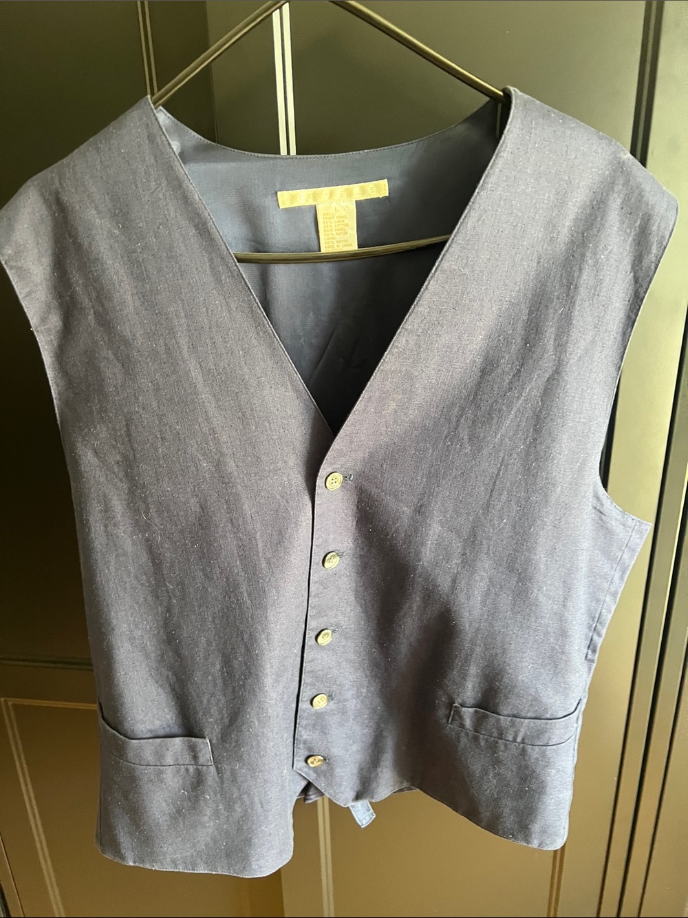 Perry Ellis Navy Men's Vest